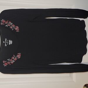 AEO S Soft And Sexy Black Blouse